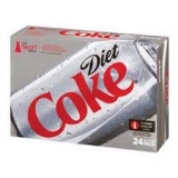 DIET COKE, CANS  24/PACK